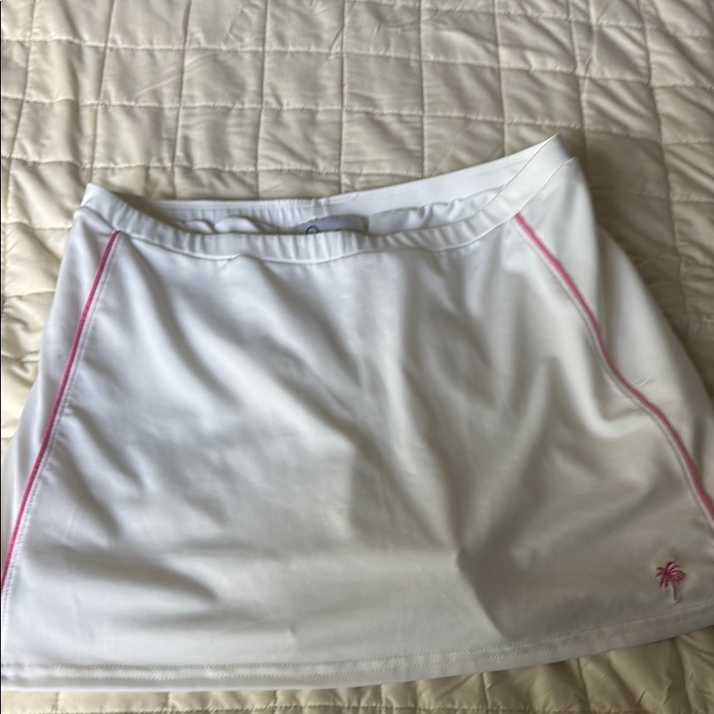 Lilly Pulitzer White Skort with Pink Accents